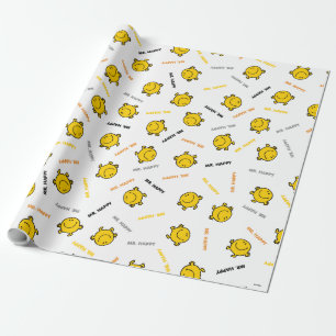 Mr. Happy   Dancing & Smiling Wrapping Paper
