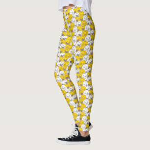 Mr Happy   Flashing Smiles Pattern Leggings