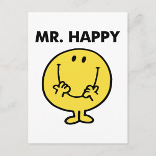Mr. Happy   Giant Smiley Face Postcard