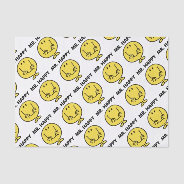 Mr. Happy | Giant Smiley Face Tissue Paper (Front)