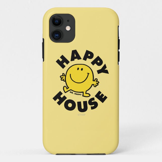 Mr. Happy | Happy House Case-Mate iPhone Case (Back)
