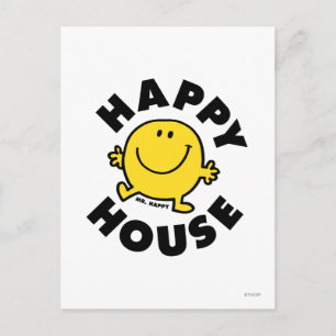 Mr. Happy   Happy House Postcard