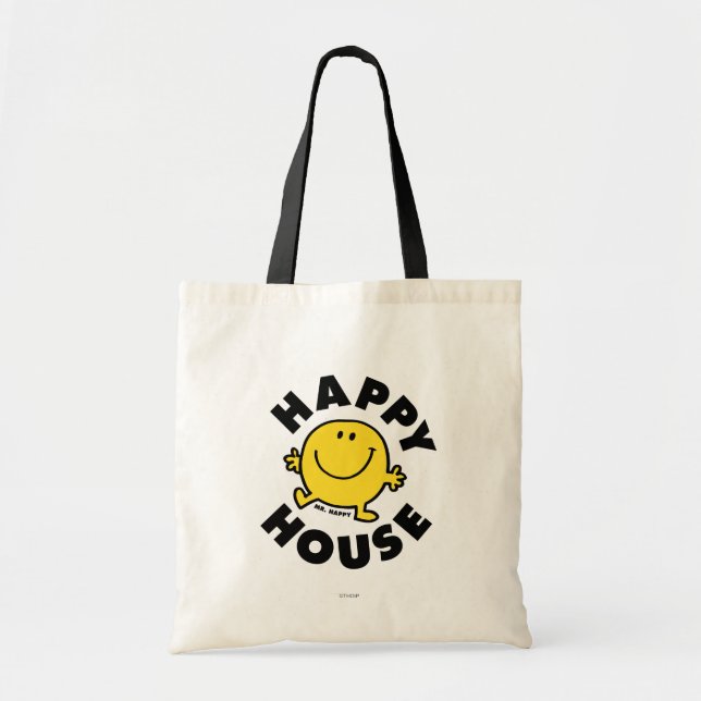 Mr. Happy | Happy House Tote Bag (Front)