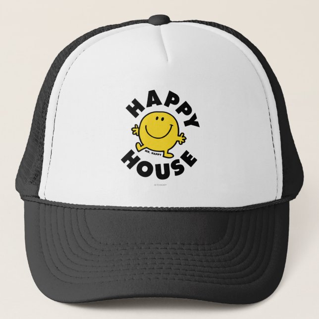 Mr. Happy | Happy House Trucker Hat (Front)