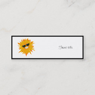 Mr Happy Sunshine - Sunglasses Mini Business Card