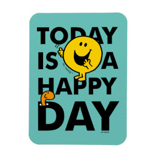 Mr. Happy   Today is a Happy Day Magnet