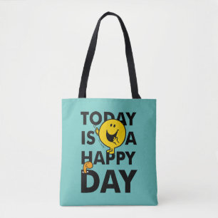 Mr. Happy Today is a Happy Day Tote Bag
