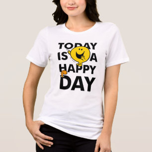 Mr. Happy Today is a Happy Day Tri-Blend Shirt
