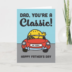 Mr Happy You're a Classic Happy Father's Day Card