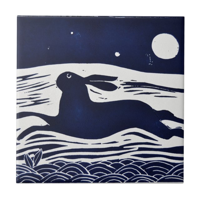 Mr Hare Ceramic Tile (Front)