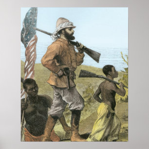 Mr. Henry Morton Stanley (1841-1904) Approaching L Poster