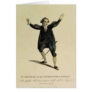 Mr Holman in the Character of Romeo, pub. 1784