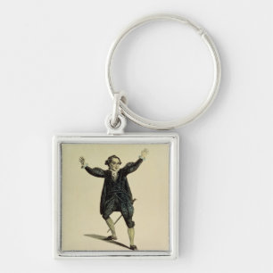Mr Holman in the Character of Romeo, pub. 1784 Key Ring