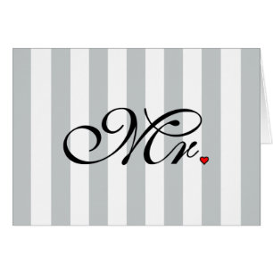 Mr. Husband Groom Click to Customise Colour Stripe