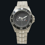 Mr. Husband Groom His Hers Newly Weds Watch<br><div class="desc">A classic monogram for Mr. and Mrs. for newly weds established couples mum dad girlfriend or boyfriend. A perfect last minute gift idea. Mr. and Mrs. Husband Wife His Hers Newly Weds on a custom gift to wear or to share. Use the "Ask this Designer" link to contact us with...</div>