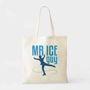Mr Ice Guy Figure Skating Men Boys Skater Tote Bag