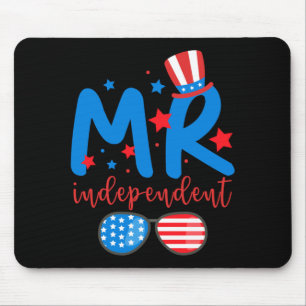 Mr Independent Fireer Aamerican Flag Boys Toddler Mouse Pad