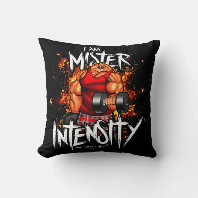 MR. INTENSITY THROW PILLOW (Front)