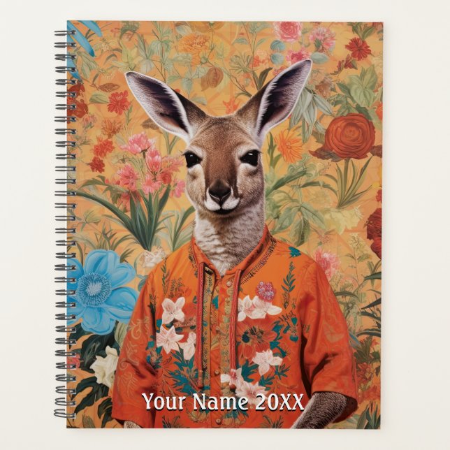 Mr. Kangaroo in His Garden Planner (Front)