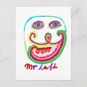 Mr Lafi - Join my comedy club Postcard
