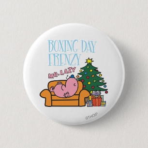 Mr. Lazy Resting On A Couch 6 Cm Round Badge