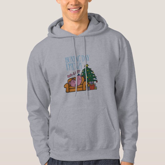 Mr. Lazy Resting On A Couch Hoodie (Front)