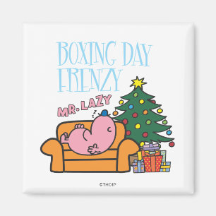 Mr. Lazy Resting On A Couch Magnet