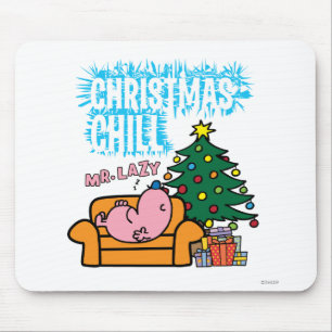 Mr. Lazy's Christmas Chill Mouse Pad