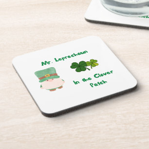 Mr. Leprechaun in the Clover Patch on a  Coaster