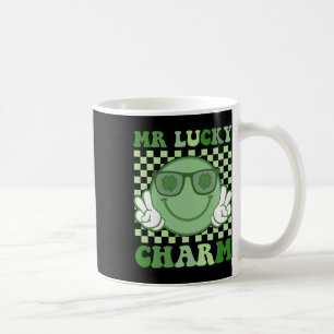 Mr Lucky Charm Suspenders St Patricks Day Boys Kid Coffee Mug