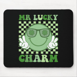 Mr Lucky Charm Suspenders St Patricks Day Boys Kid Mouse Pad