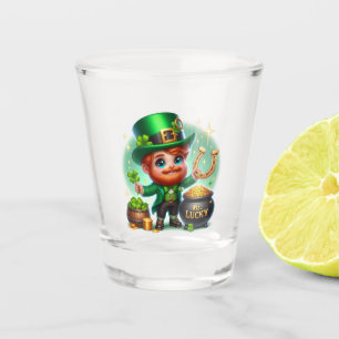Mr. Lucky St Patrick's Day Shot Glass