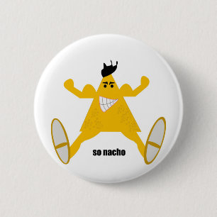Mr Macho Nacho 6 Cm Round Badge