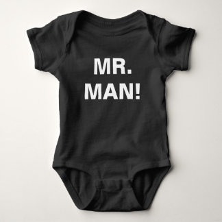 Mr. Man baby boy shirt, bodysuit, jumper Baby Bodysuit
