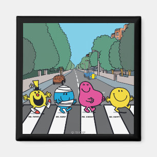 Mr. Men Abbey Road Walkers Magnet