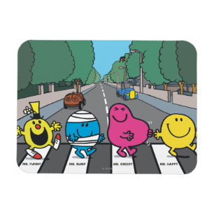 Mr. Men Abbey Road Walkers Magnet