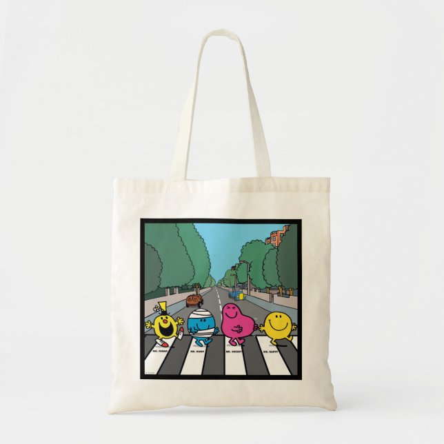 Mr. Men Abbey Road Walkers Tote Bag (Front)