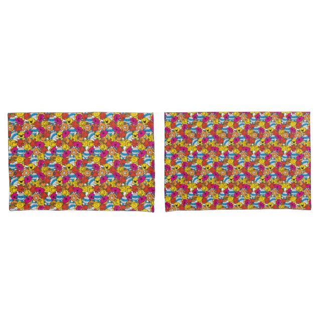 Mr Men & Little Miss | Bright Smiling Faces Pillowcase (Front-Set)