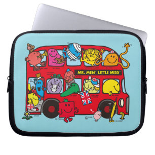 Mr. Men & Little Miss Bus Laptop Sleeve