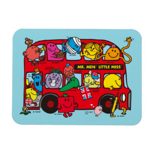 Mr. Men & Little Miss Bus Magnet
