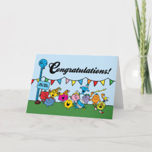 Mr Men Little Miss Congratulations Card