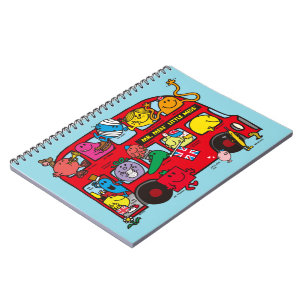 Mr. Men & Little Miss Crowded Bus Notebook
