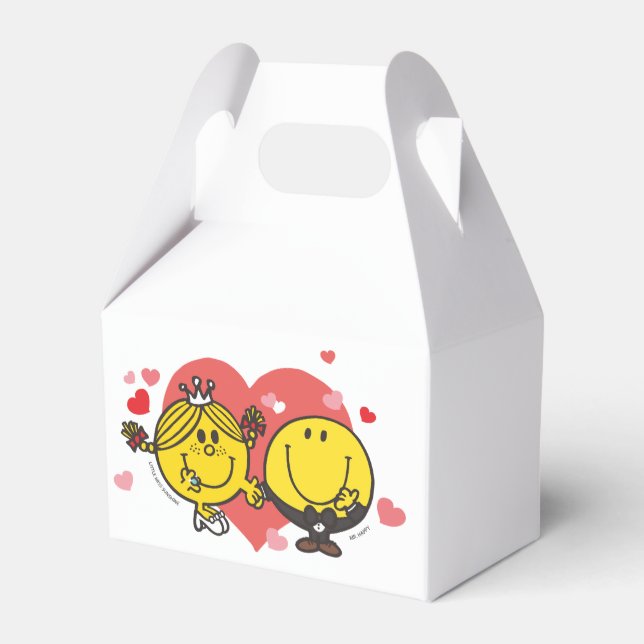 Mr. Men Little Miss Happy Sunshine Wedding Favour Box (Front Side)