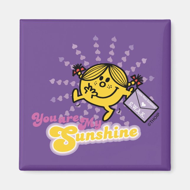 Mr. Men Little Miss "You Are My Sunshine" Magnet (Front)