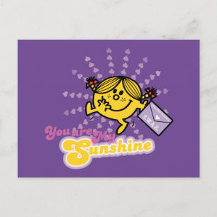 Mr. Men Little Miss "You Are My Sunshine" Postcard