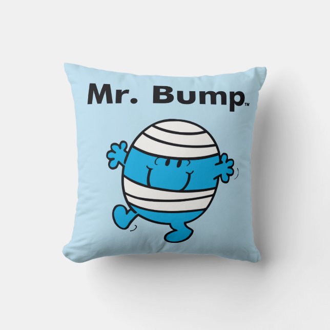 Mr. Men | Mr. Bump is a Clutz Cushion (Front)