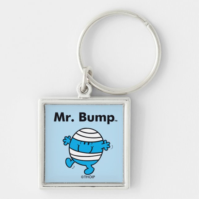Mr. Men | Mr. Bump is a Clutz Key Ring (Front)