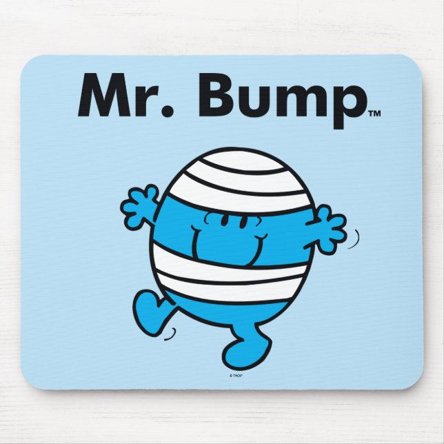 Mr. Men | Mr. Bump is a Clutz Mouse Pad (Front)