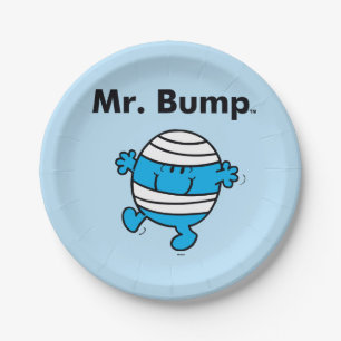 Mr. Men Mr. Bump is a Clutz Paper Plate