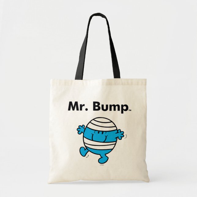 Mr. Men | Mr. Bump is a Clutz Tote Bag (Front)